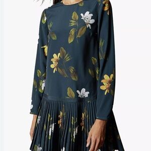 Ted Baker Floral Long Sleeve Dress